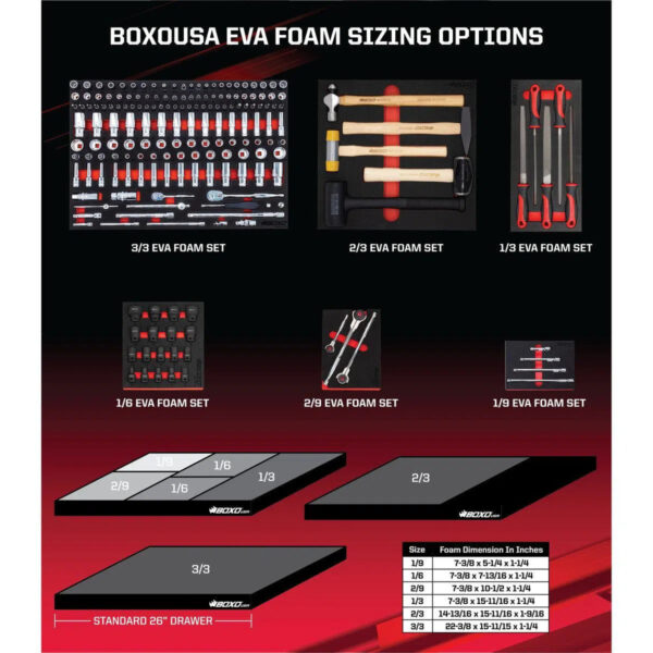 LuxeAurum 13-Piece 1/4" Drive Spline Socket Set | EVA Foam Organizer - Image 3